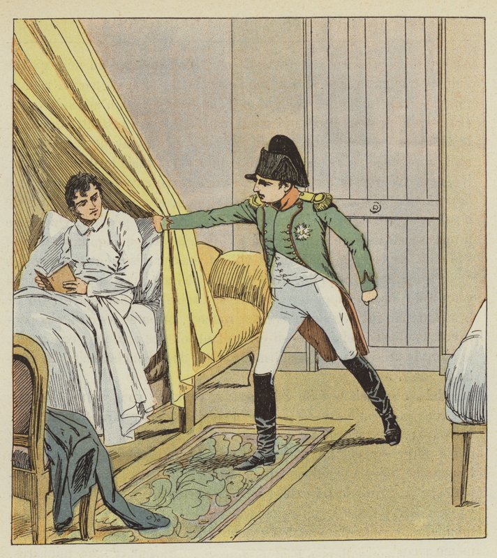 Widziałem ramię otwierające moją zasłonę z autorytetem autorstwa after Louis Charles Bombled