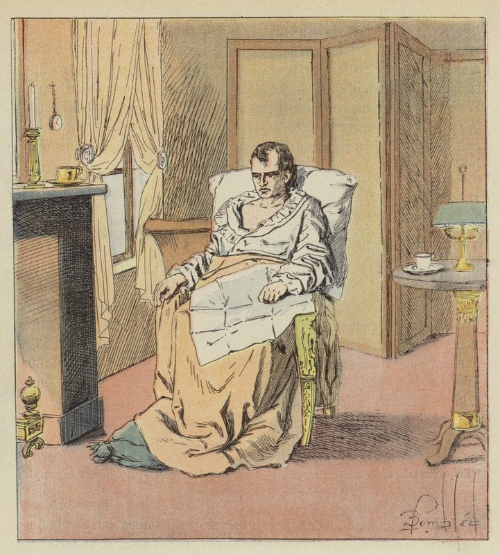 Bardzo niedysponowany cesarz autorstwa after Louis Charles Bombled