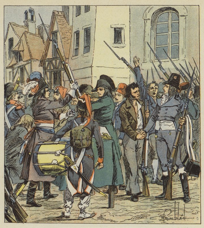 Cały naród rzucił się do broni autorstwa after Louis Charles Bombled