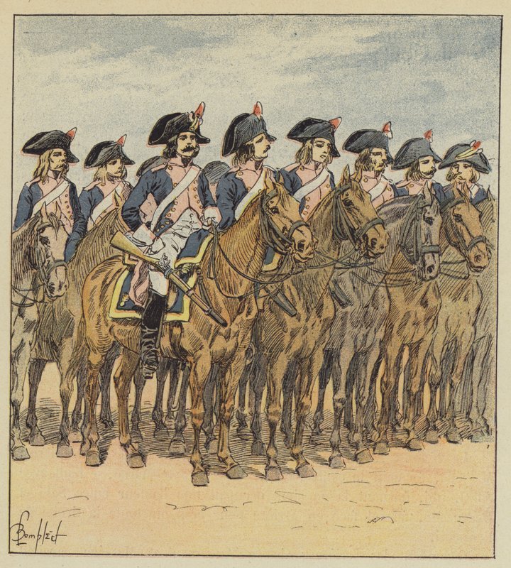 Kawaleria i armie Włoch autorstwa after Louis Charles Bombled