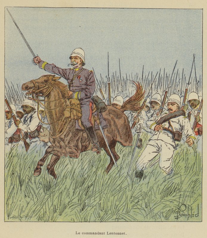 Dowódca Lentonnet autorstwa after Louis Charles Bombled