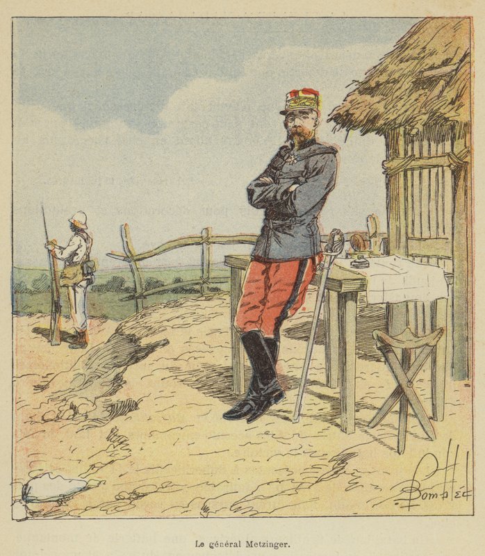 Generał Metzinger autorstwa after Louis Charles Bombled