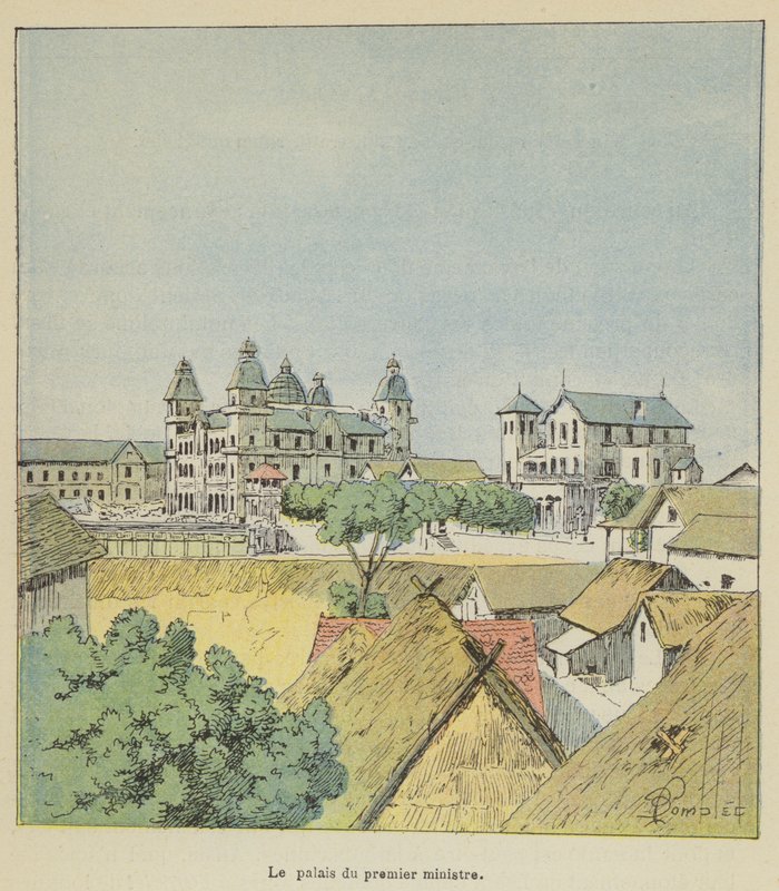 Pałac Premiera autorstwa after Louis Charles Bombled