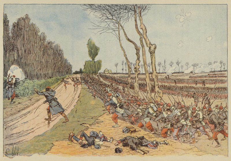 Francuzi przejmują park w Coulmiers autorstwa after Louis Charles Bombled