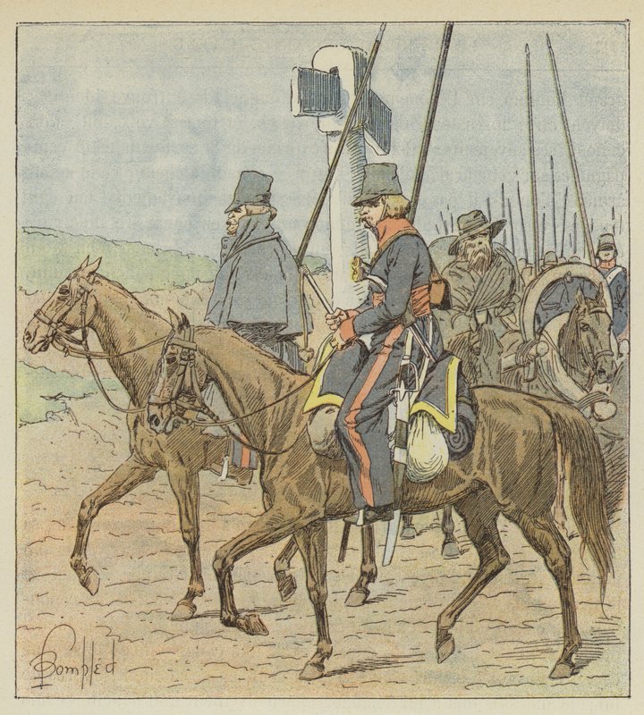 Regularni Kozacy dońscy autorstwa after Louis Charles Bombled