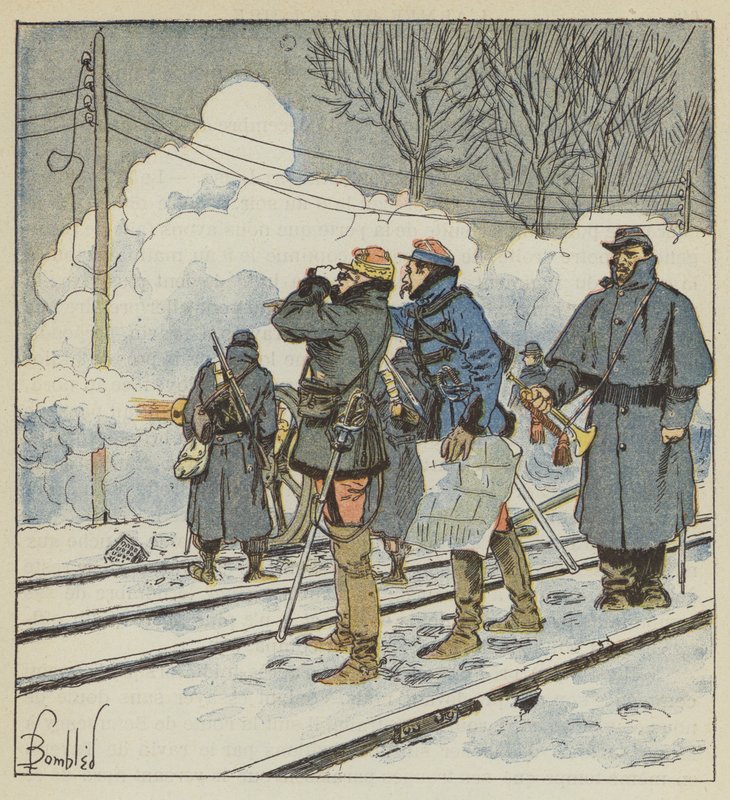 Karabiny maszynowe generała Triparta autorstwa after Louis Charles Bombled