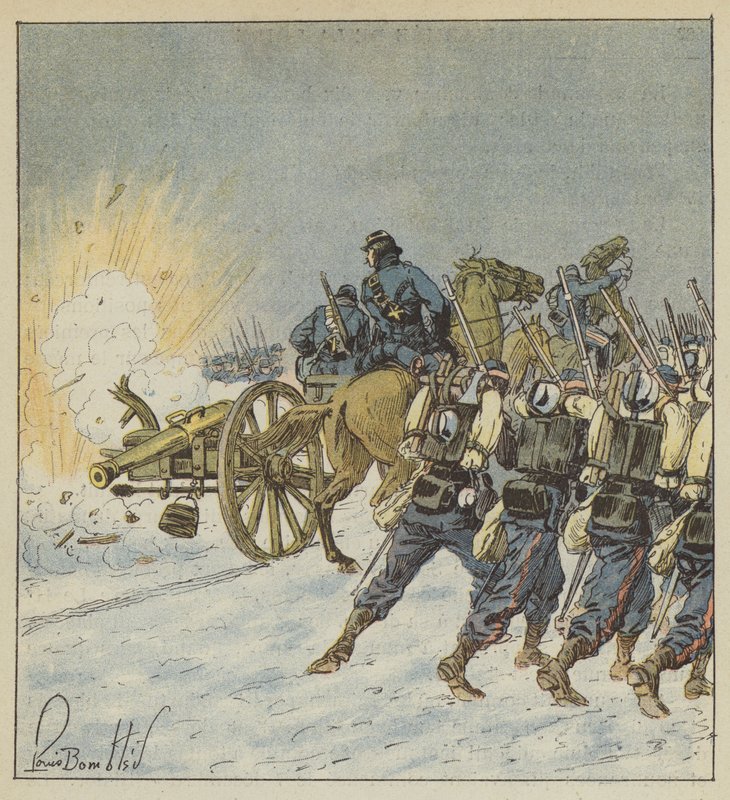 Atakują telefony komórkowe Vendee autorstwa after Louis Charles Bombled