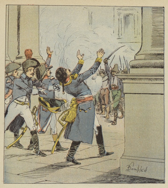 Śmierć Duphota autorstwa after Louis Charles Bombled