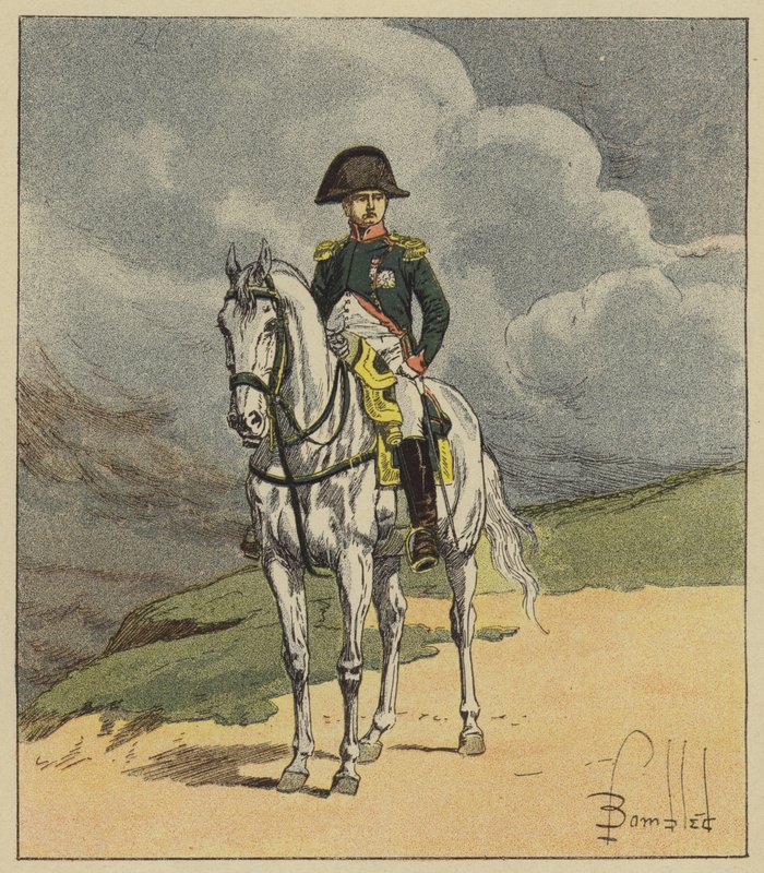 Napoleon Bonaparte autorstwa after Louis Charles Bombled