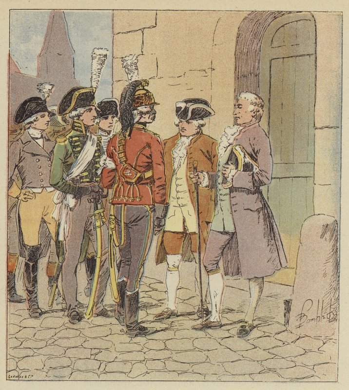 Byliśmy tysiącami wszystkich rodzajów broni, wszystkich mundurów, wszystkich rang autorstwa after Louis Charles Bombled