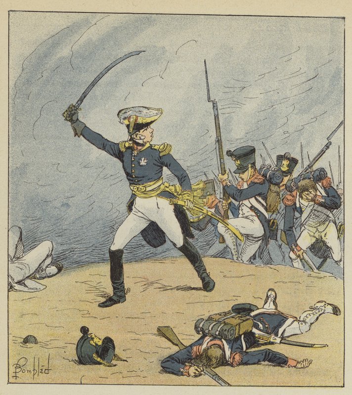 O M M miał tylko osobistą odwagę autorstwa after Louis Charles Bombled