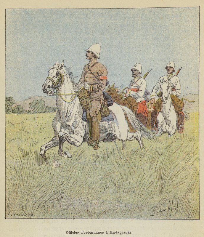 Urzędnik ordynacji na Madagaskarze autorstwa after Louis Charles Bombled