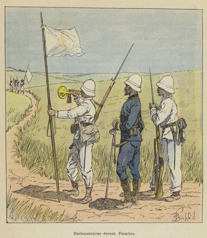 Parlamentarzyści przed Farafate autorstwa after Louis Charles Bombled