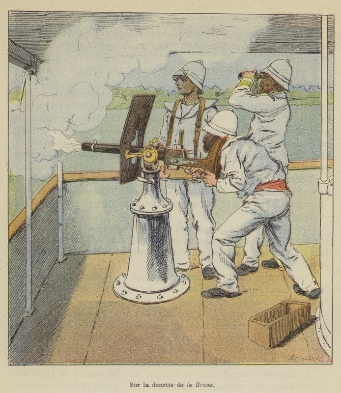 Na dzielnej kupie autorstwa after Louis Charles Bombled