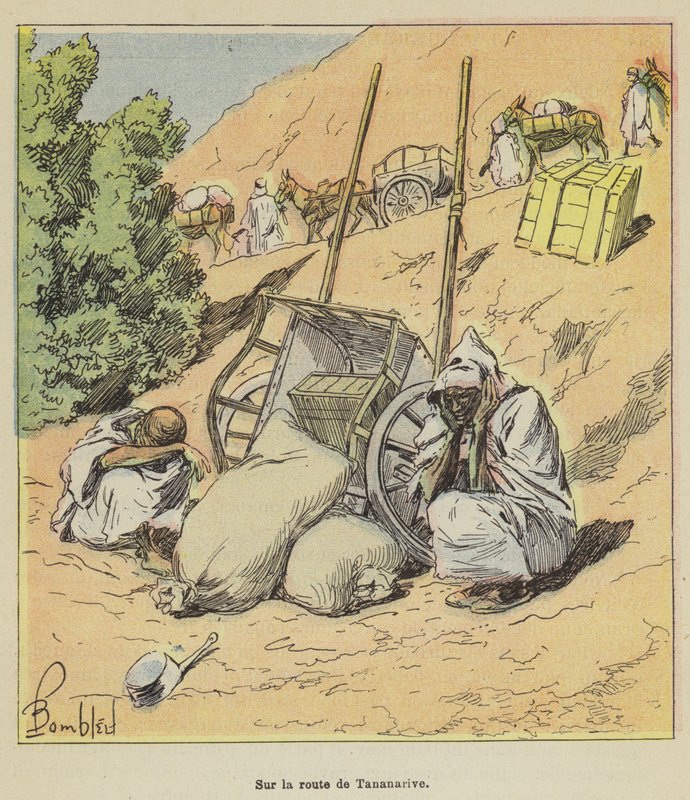 W drodze do Antananarywa autorstwa after Louis Charles Bombled
