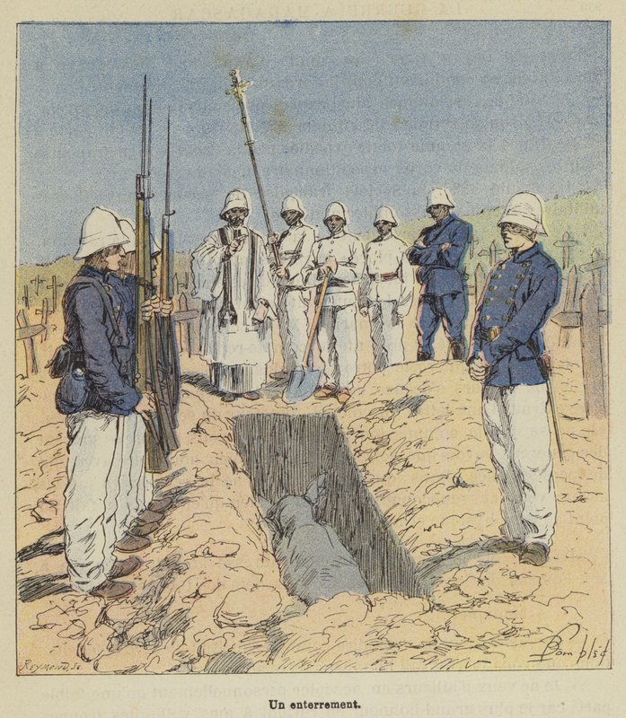 Pogrzeb autorstwa after Louis Charles Bombled