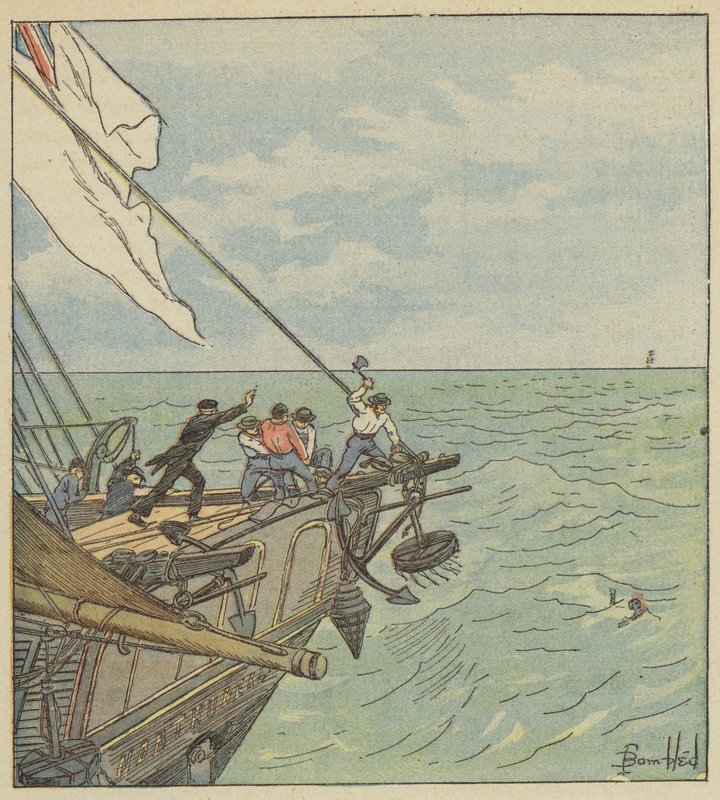 Człowiek morza autorstwa after Louis Charles Bombled