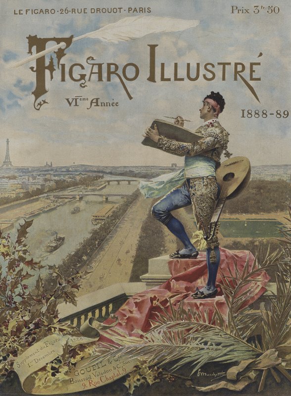 Okładka Le Figaro Illustre, 1 grudnia 1888 r. autorstwa after Ludovico Marchetti