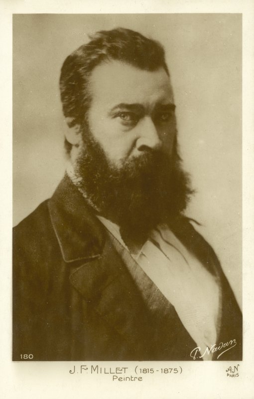 Jean-Francois Millet, francuski malarz autorstwa after Nadar