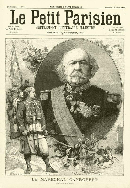 Marszałek Canrobert, francuski żołnierz autorstwa after Nadar