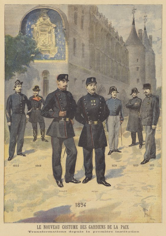 Nowe mundury dla policji autorstwa after Oswaldo Tofani