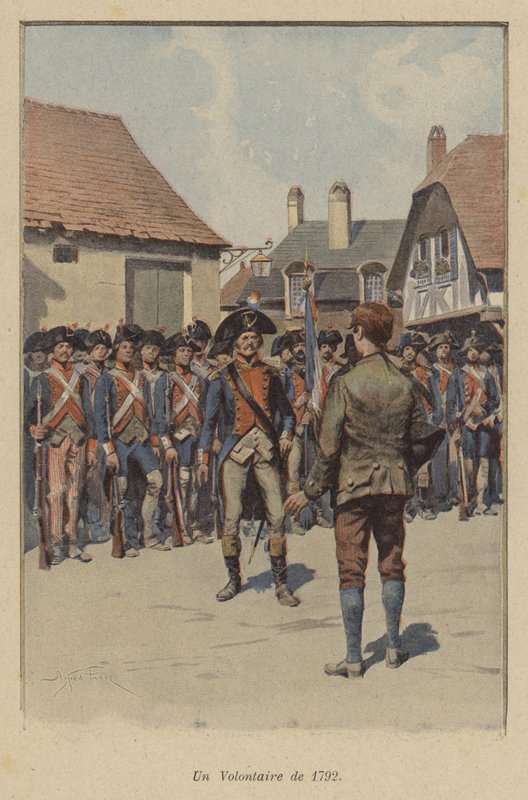 Wolontariusz 1792 autorstwa after Paris