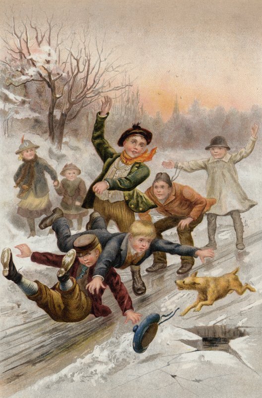 Zjeżdżalnia (chromolitho) autorstwa after Stanley Berkeley