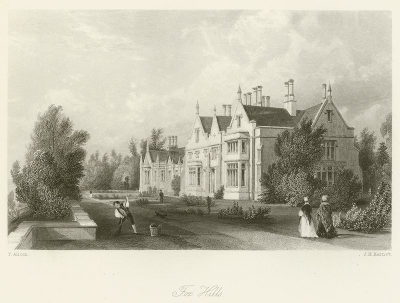 Lisie Wzgórza autorstwa after Thomas Allom