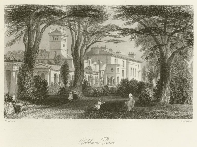 Park Ockhama autorstwa after Thomas Allom