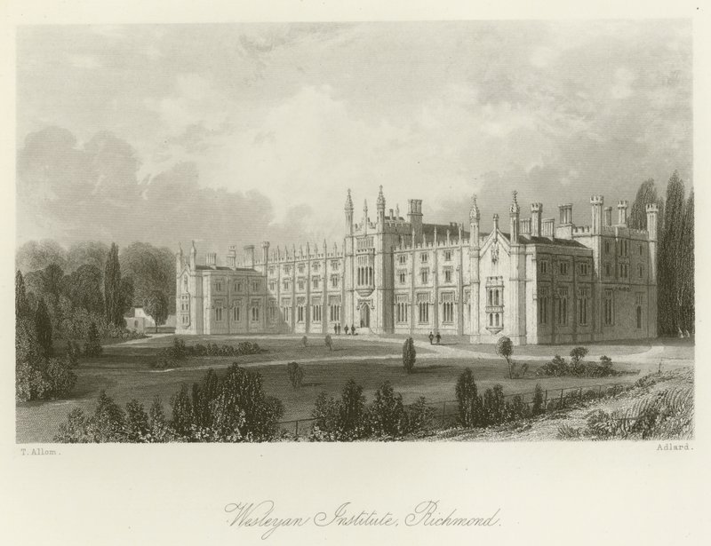 Wesleyan Institute, Richmond autorstwa after Thomas Allom