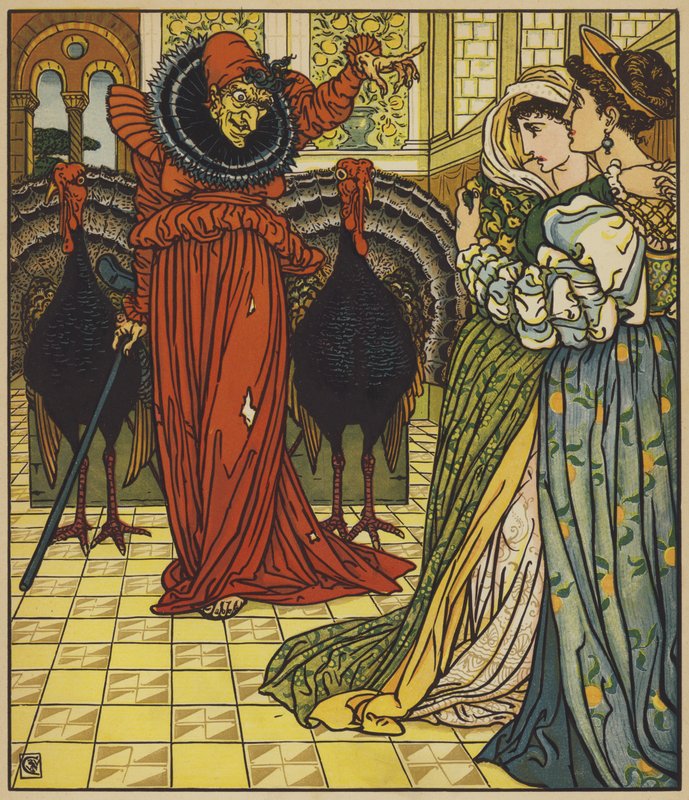 Wygląd Wróżki Pustyni autorstwa after Walter Crane