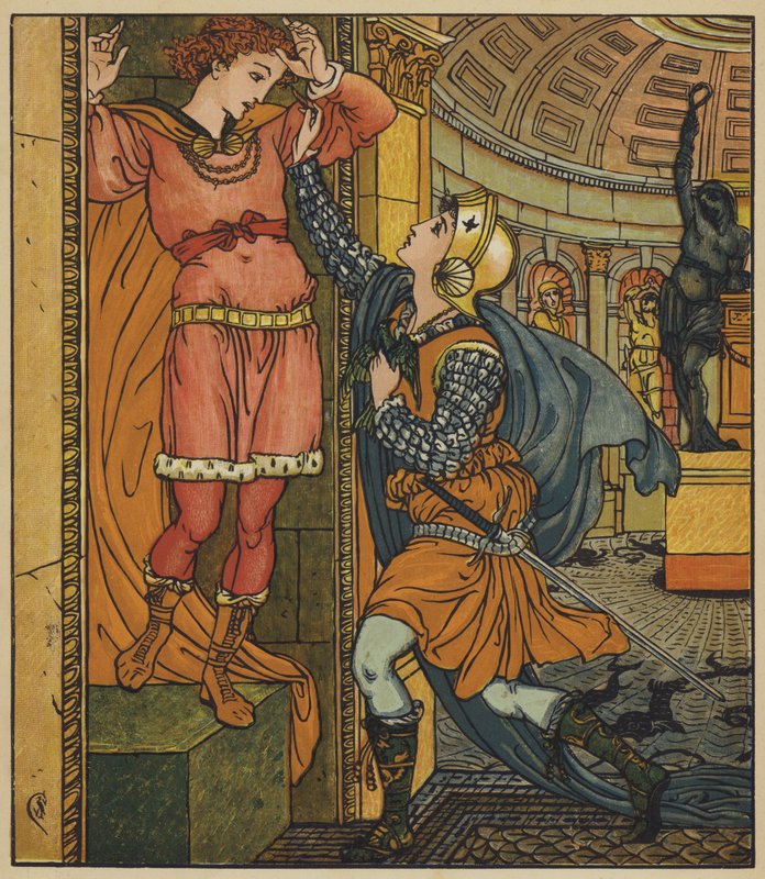 Belle-Etoile łamie czar autorstwa after Walter Crane