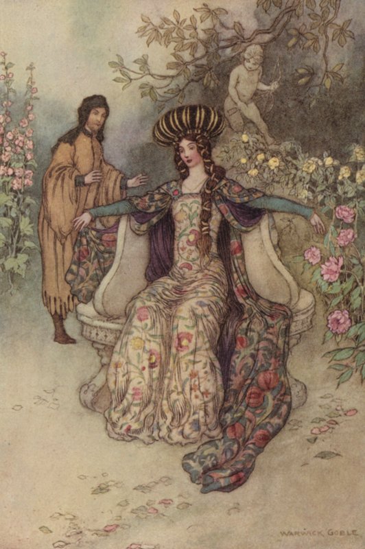Geoffrey Chaucer, Wiersz autorstwa after Warwick Goble