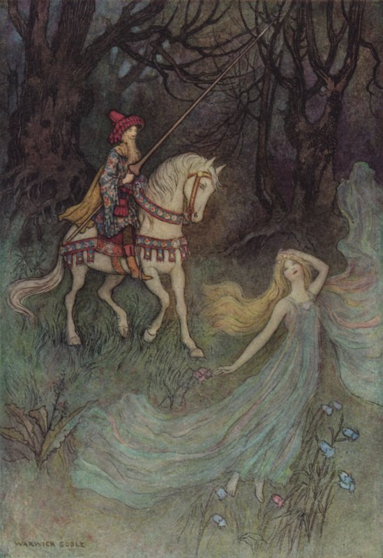 Geoffrey Chaucer, Opowieść o Sir Thopasie autorstwa after Warwick Goble