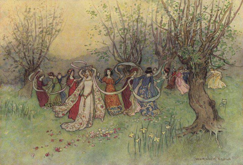 Geoffrey Chaucer, Księga księżnej autorstwa after Warwick Goble