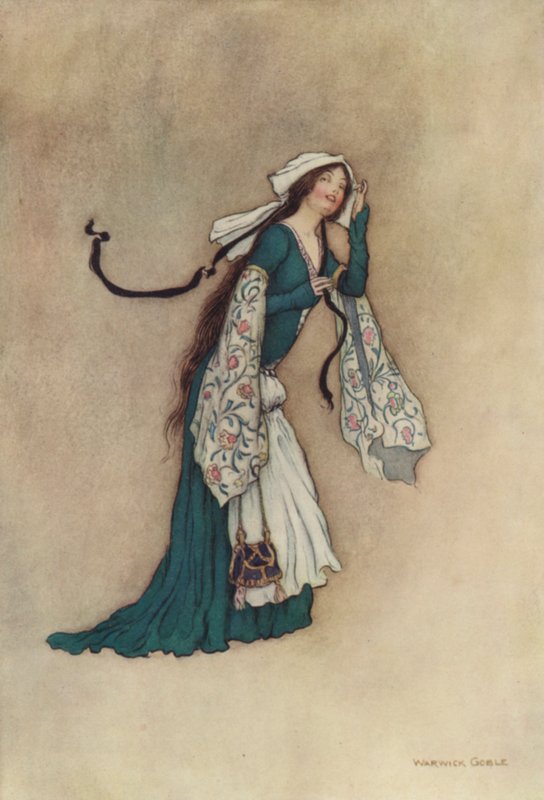 Geoffrey Chaucer, Opowieść Millersa autorstwa after Warwick Goble