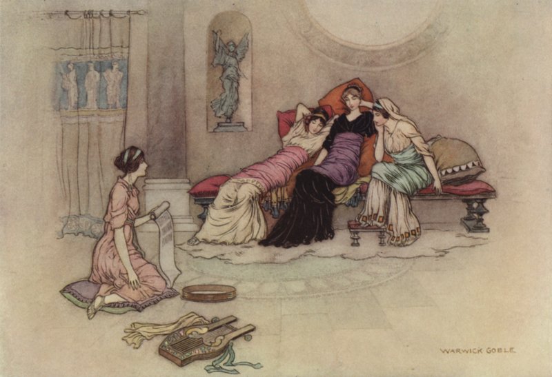 Geoffrey Chaucer, Troilus i Criseyde autorstwa after Warwick Goble
