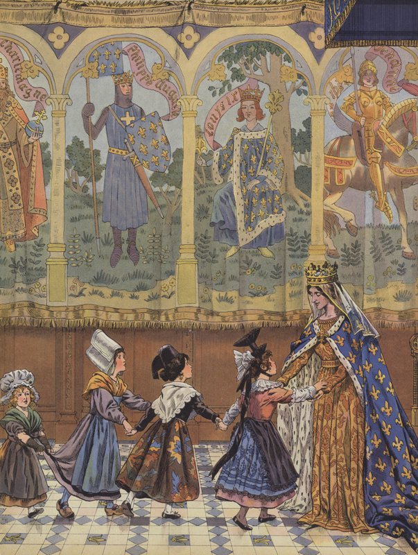Prowincje francuskie przyłączone do królestwa Francji za panowania Ludwika XI (kolor lito) autorstwa pseudonym for Onfray de Breville Jacques Job