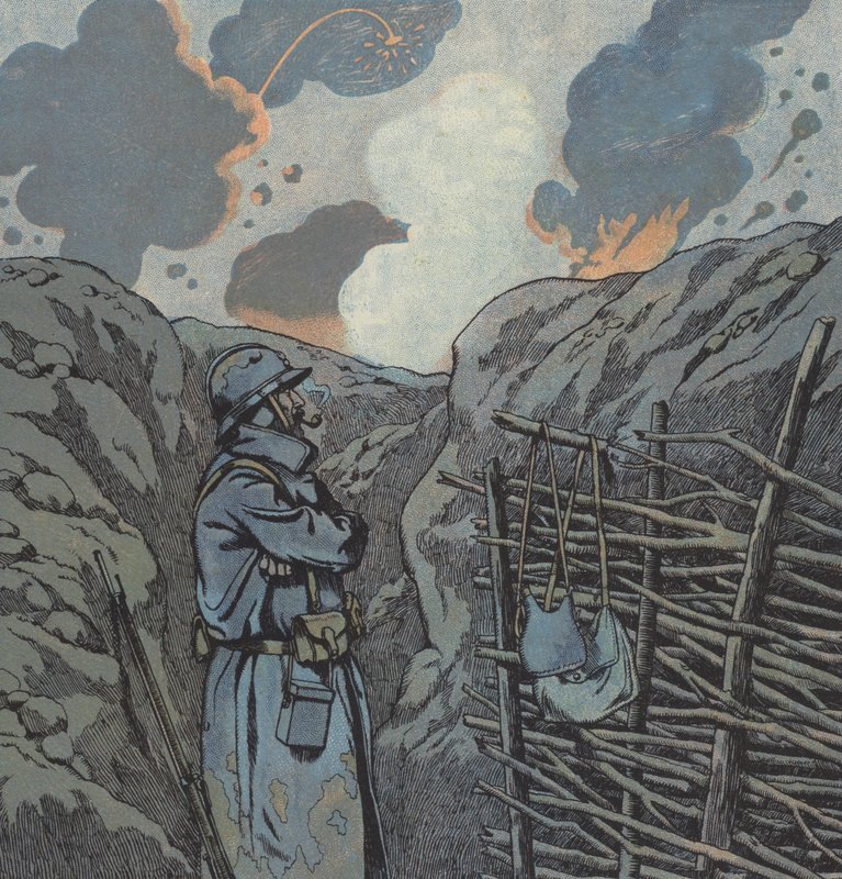 Wielka Wojna 1914-1918 (kolor lito) autorstwa pseudonym for Onfray de Breville Jacques Job