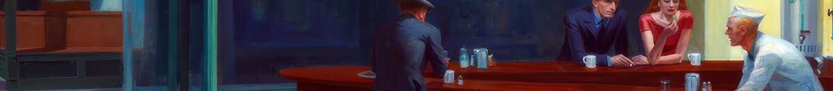 Nocne marki (Edward Hopper), Detail: Einsamer Gast von hinten