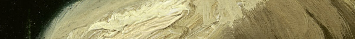 Głowa szkieletu z palącym się papierosem (Vincent van Gogh), Detail: Schädeldach mit sichtbarem Pinselduktus