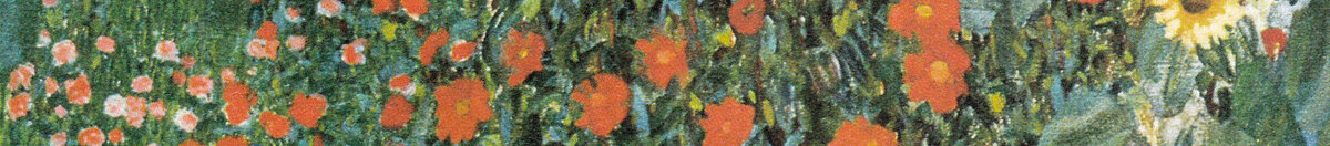 Wiejski ogród ze słonecznikami (Gustav Klimt), Detail: Rotes Mohnfeld