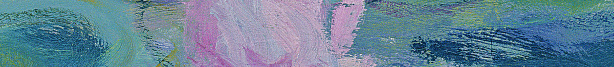 Nenufary, 1916-19 (Claude Monet), Detail: Rosa Seerosenblüten