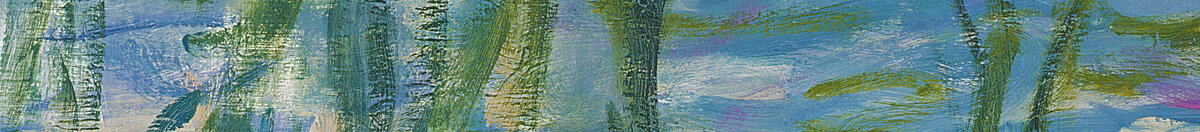 Nenufary, 1916-19 (Claude Monet), Detail: Hängende Weidenzweige