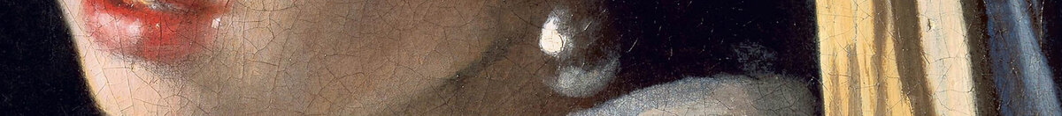 Dziewczyna z perłą (Jan Vermeer van Delft), Detail: Perlenohrring