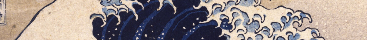 Wielka fala w Kanagawie (Katsushika Hokusai), Detail: Klauenförmige Schaumkämme