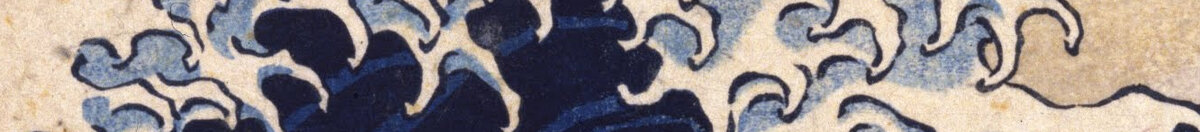Wielka fala w Kanagawie (Katsushika Hokusai), Detail: Klauen der großen Welle
