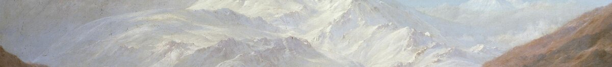 Serce Andów (Frederic Edwin Church), Detail: Schneegipfel Chimborazo