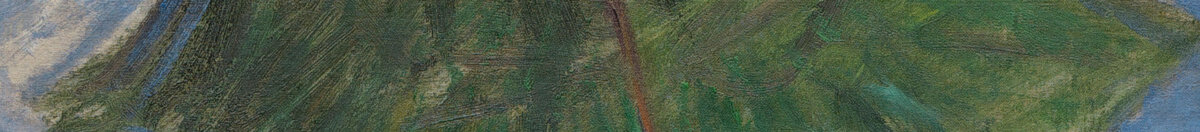 Kobieta z parasolką (Claude Monet), Detail: Grüner Sonnenschirm