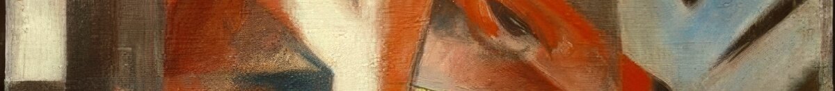 Lisy (Franz Marc), Detail: Zweiter Fuchskopf mit Auge